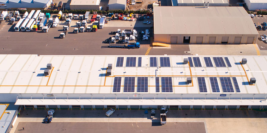 South Central Trucks using RAA commercial solar South Central Trucks using RAA commercial solar